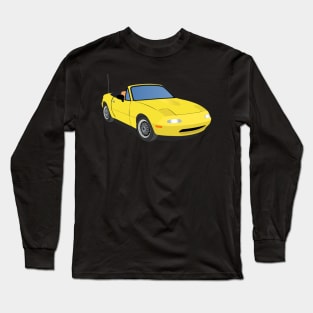 Yellow Miata Long Sleeve T-Shirt